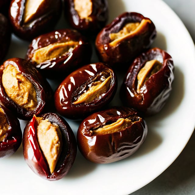 Almond Butter & Chocolate-filled Dates