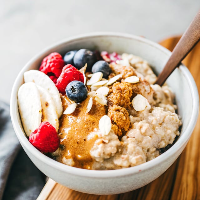 Almond Butter Overnight Oats