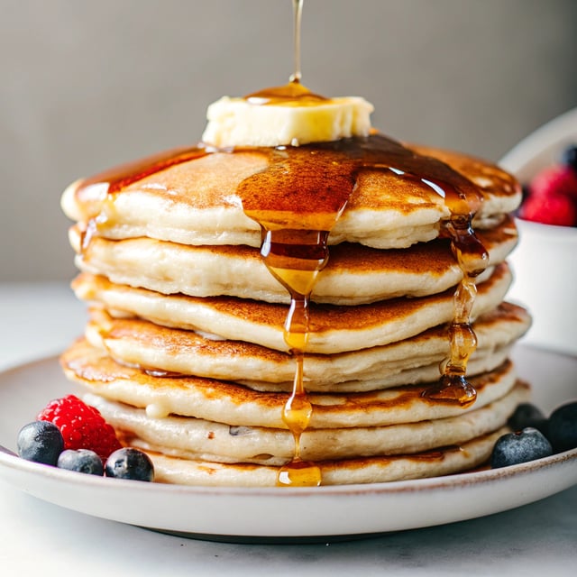 American-Style Fluffy Pancakes