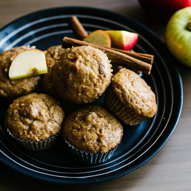 Apple & Banana Spelt Muffins
