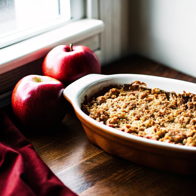 Apple & Ginger Crumble