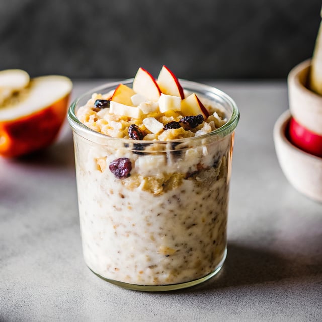 Apple & Raisin Overnight Oats
