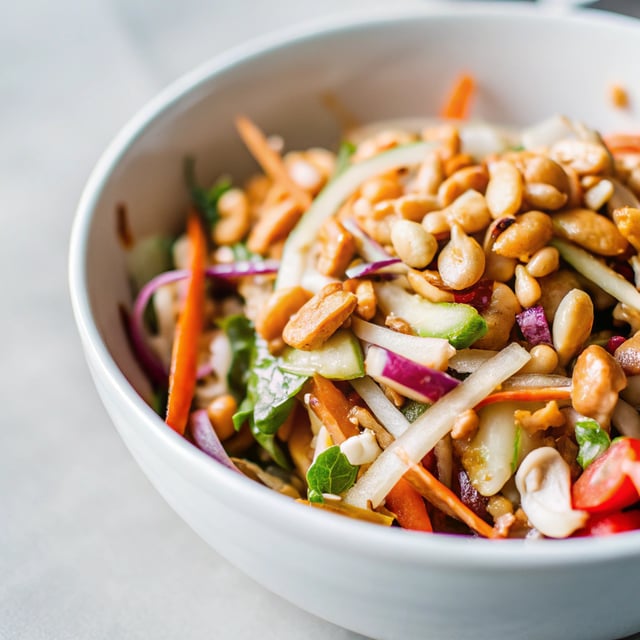 Aromatic Peanut Salad Bowl
