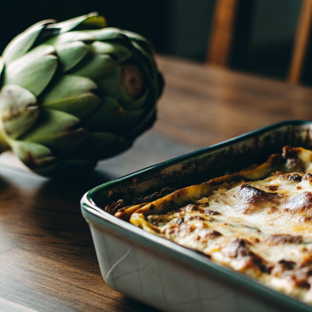 Artichoke, Truffle & Mushroom Lasagne