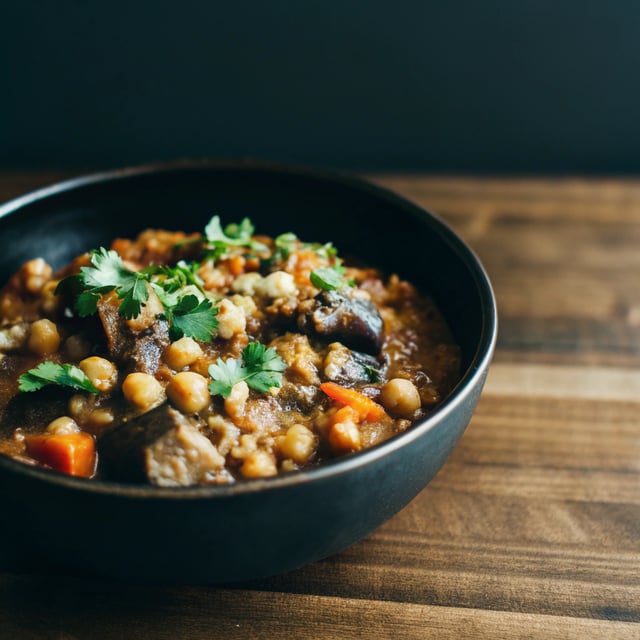 Aubergine & Chickpea Stew