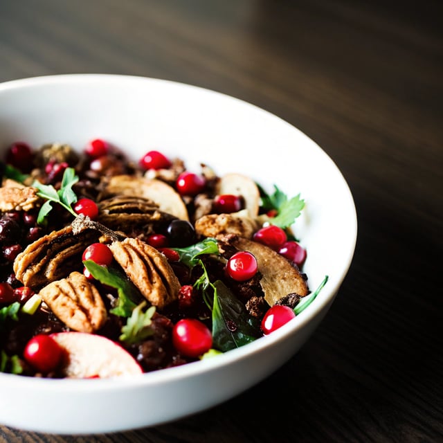 Aubergine Salad Bowl