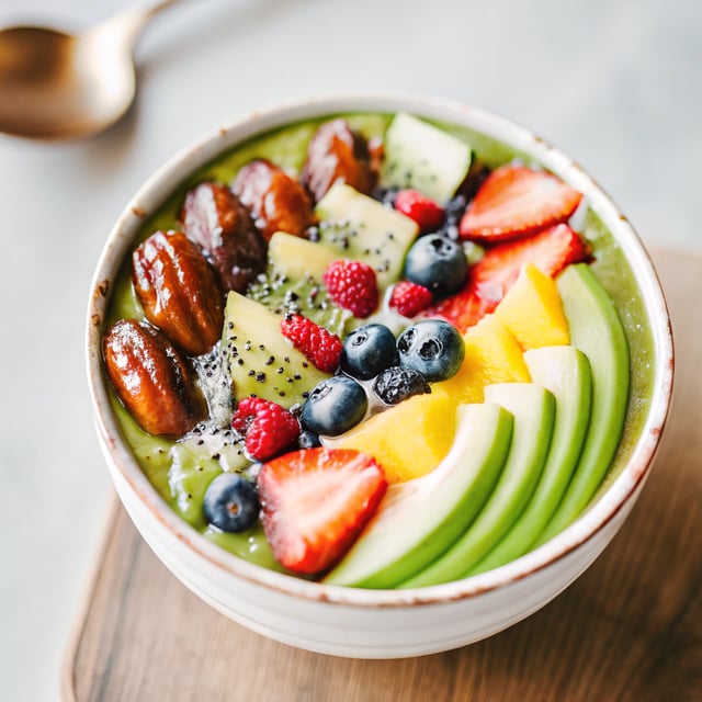 Avocado, Date & Berry Smoothie