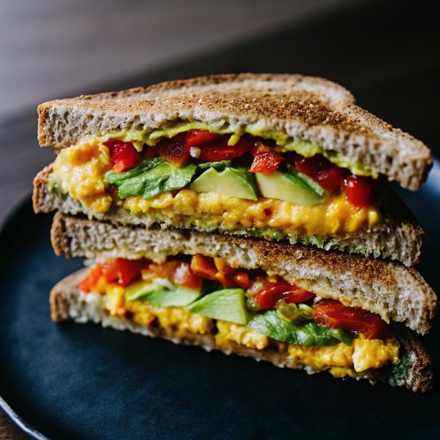 Avocado & Kimchi Toastie