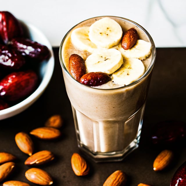 Banana, Date & Almond Shake