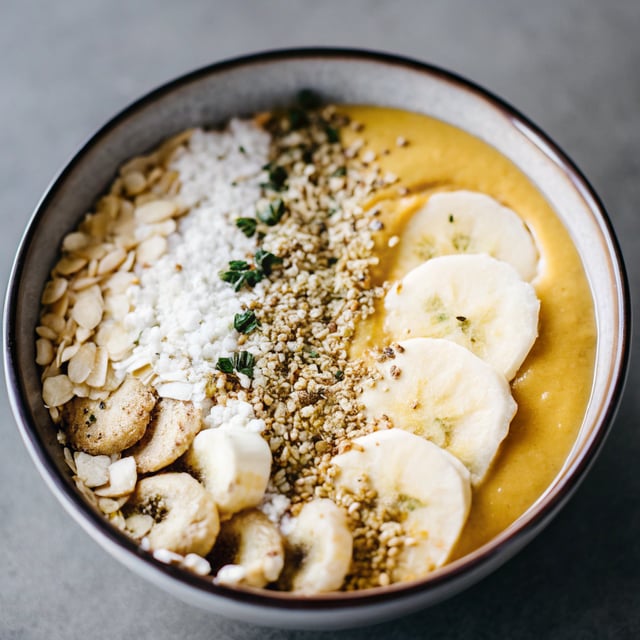 Banana, Ginger & Hemp Smoothie