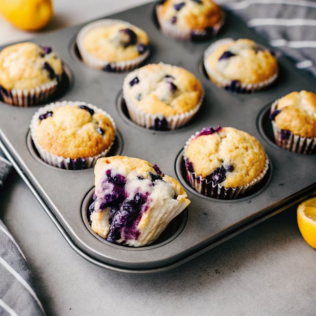 Blueberry & Lemon Muffins