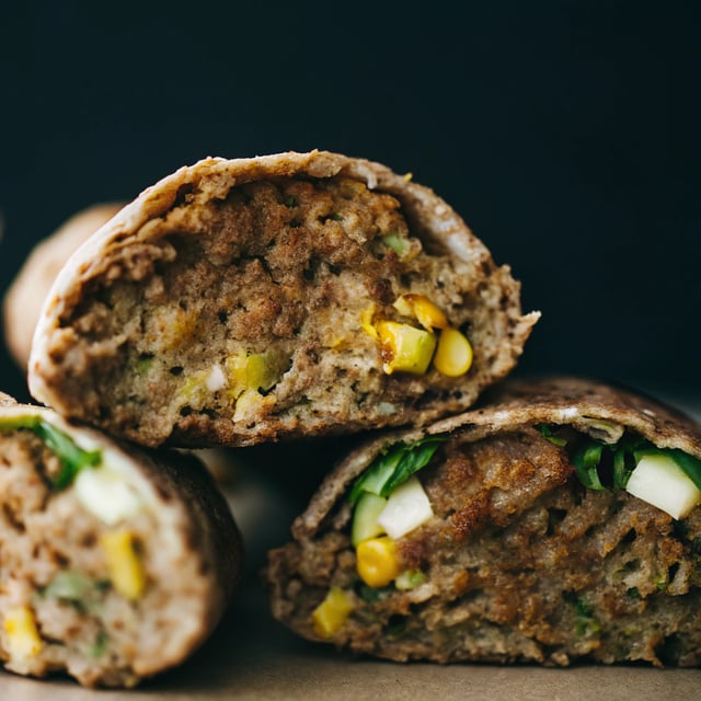 Butter Bean & Sweetcorn Falafel
