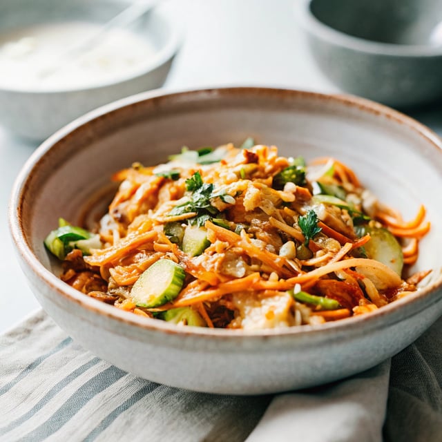 Carrot & Brussels Sprout Pasta