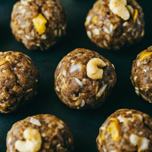 Cashew & Ginger Energy Balls