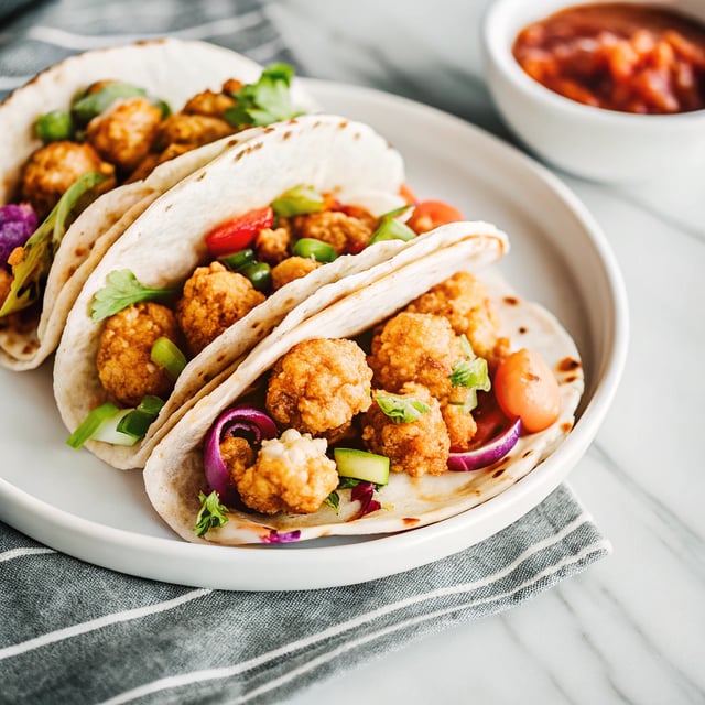 Cauliflower & Crispy Chickpea Tacos