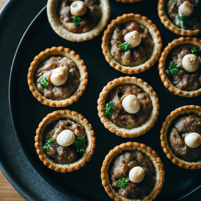 Chestnut & Mushroom Tarts