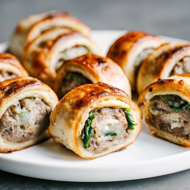 Chestnut, Sage & Onion 'Sausage' Rolls
