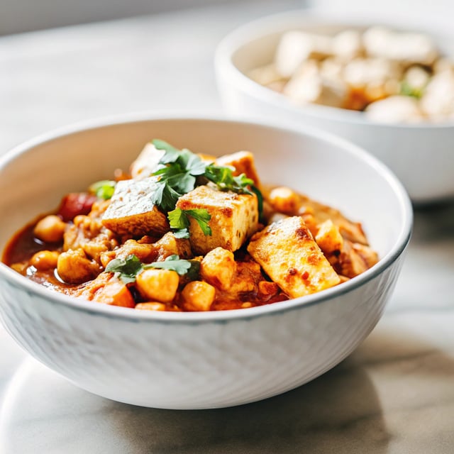 Chickpea, Tofu & Harissa Stew