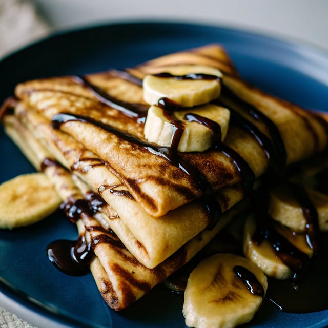 Chocolate & Banana Crêpes