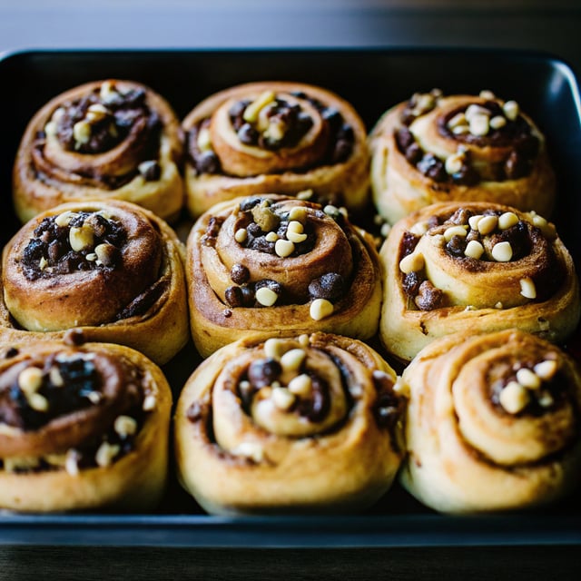 Chocolate & Hazelnut Buns