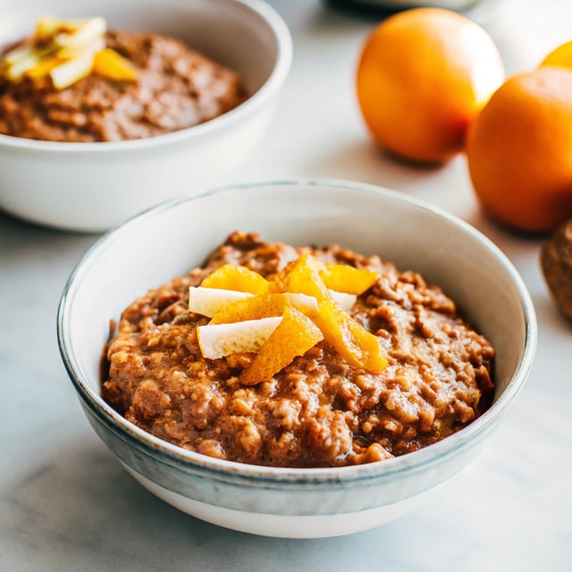 Chocolate Orange Porridge