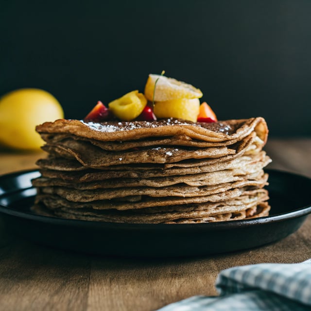 Classic Lemon & Coconut Sugar Crêpes