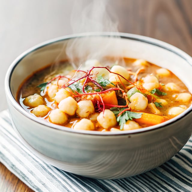 Comforting Chickpea & Saffron Stew