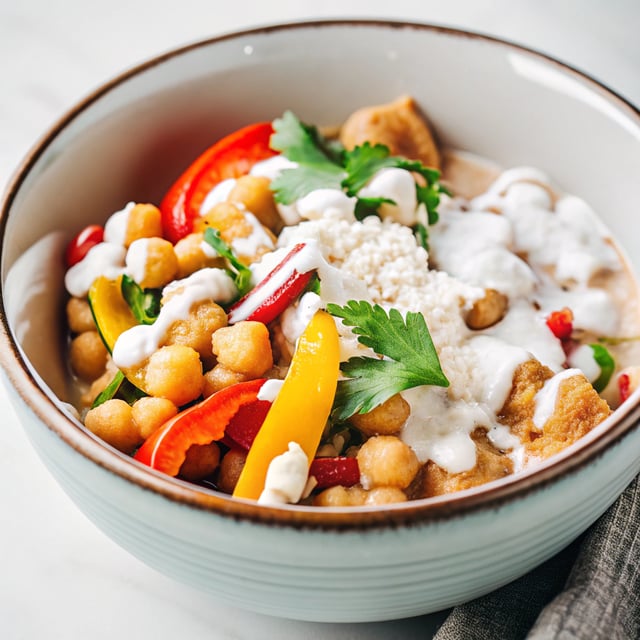 Creamy Coconut & Chickpea Bowl