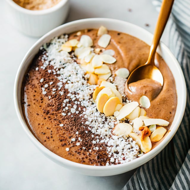 Creamy Espresso & Nut Butter Smoothie