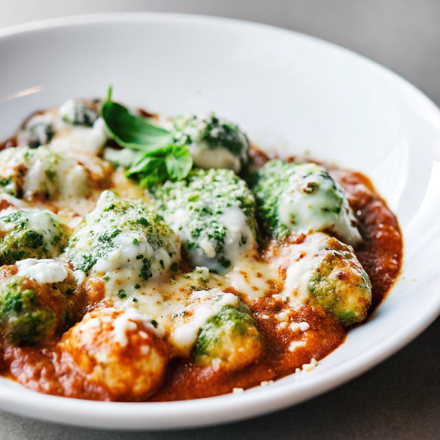 Creamy Green Gnocchi Bake