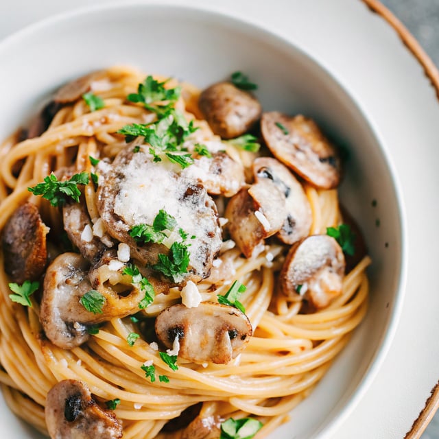 Creamy Mushroom & Herb Pasta