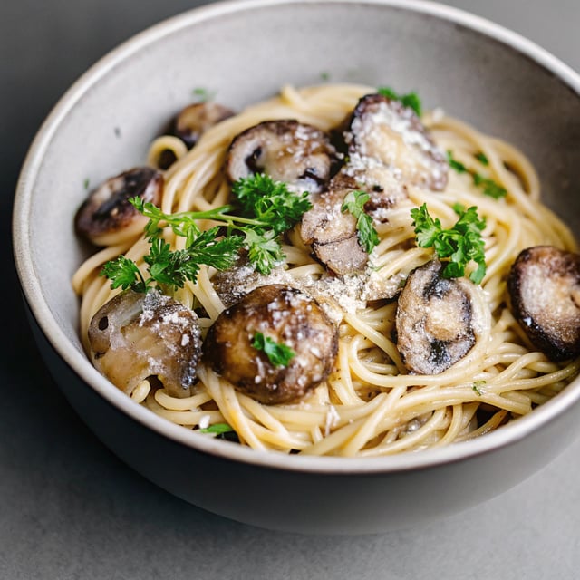 Creamy One-Pot Mushroom Pasta
