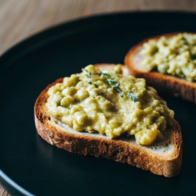 Creamy Peas On Toast
