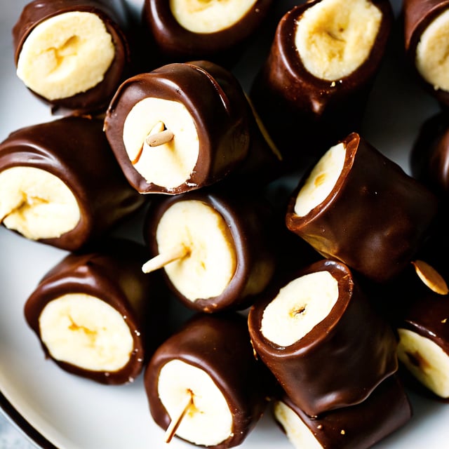 Dipped Chocolate Banana Bites