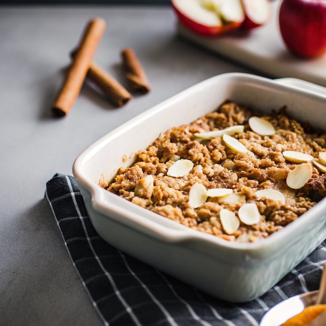 Easy Apple & Cinnamon Baked Oats