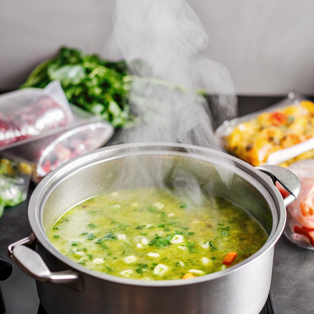 Freezer Greens Soup