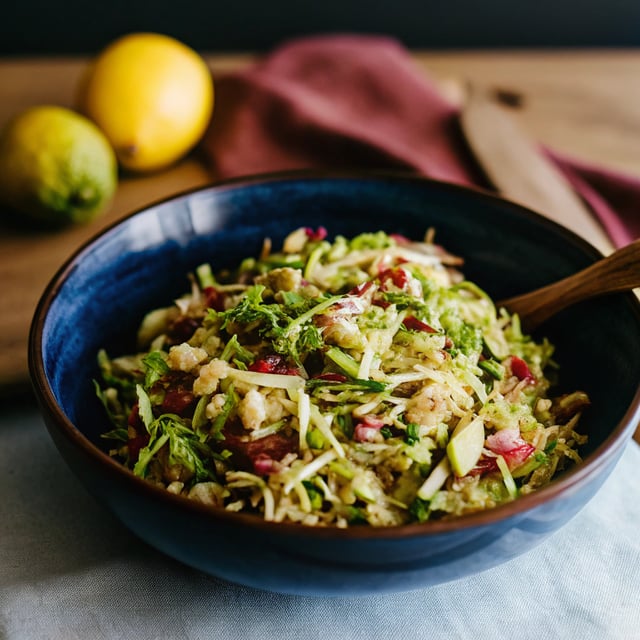 Grated Brussels Sprout Salad