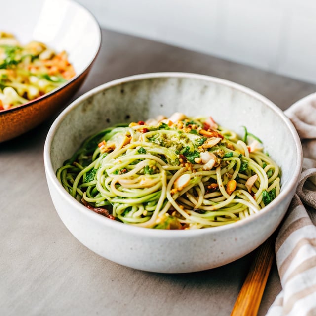 Green Miso Noodles