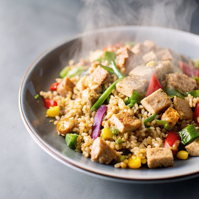 Hidden Tofu & Veggie-Fried Rice