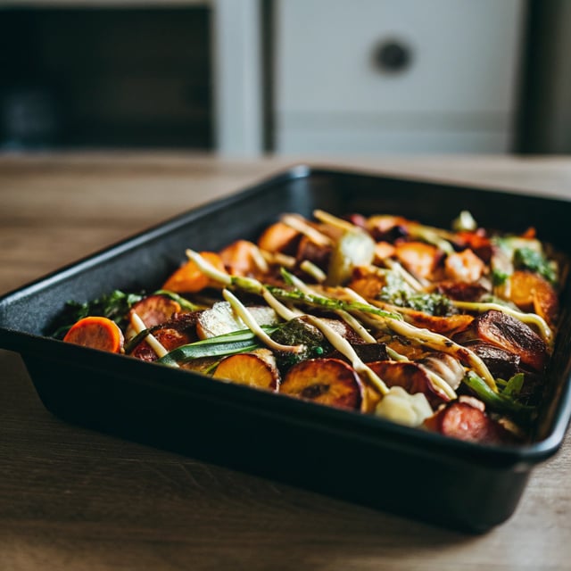 High Protein Sweet Potato Traybake