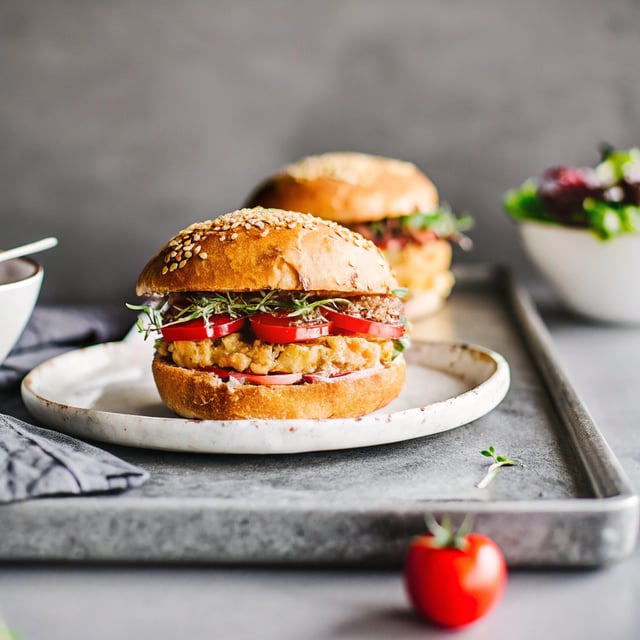 Jackfruit Burgers