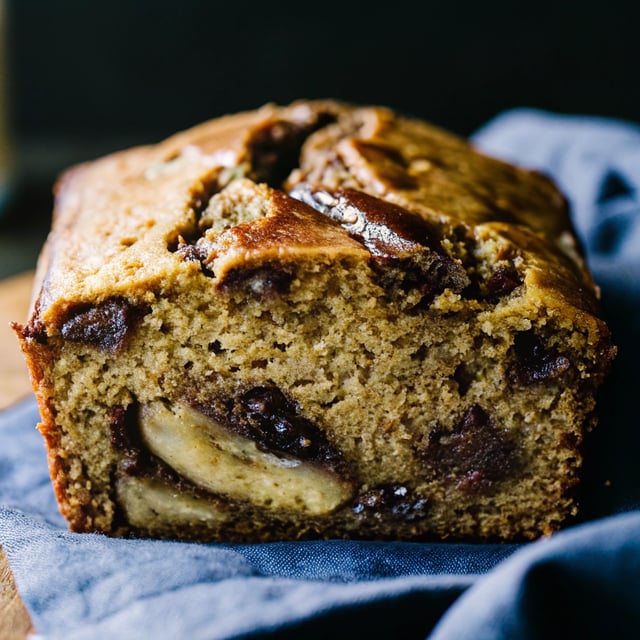 Lazy Chocolate Chunk Banana Bread