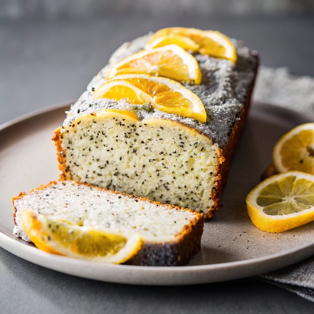 Lemon, Orange & Poppy Seed Cake