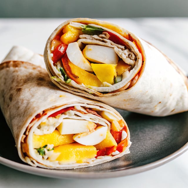 Mango Breakfast Wrap