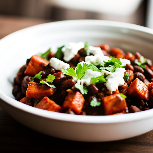 Mexican Sweet Potato & Black Beans