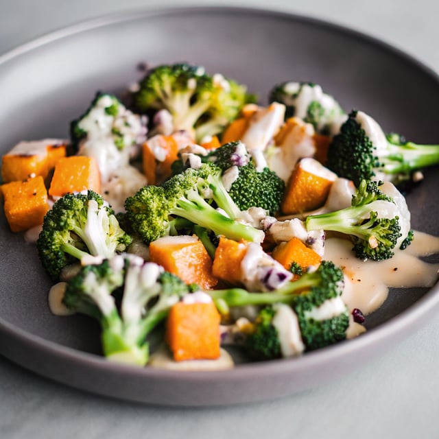 Miso Broccoli & Sweet Potato Salad