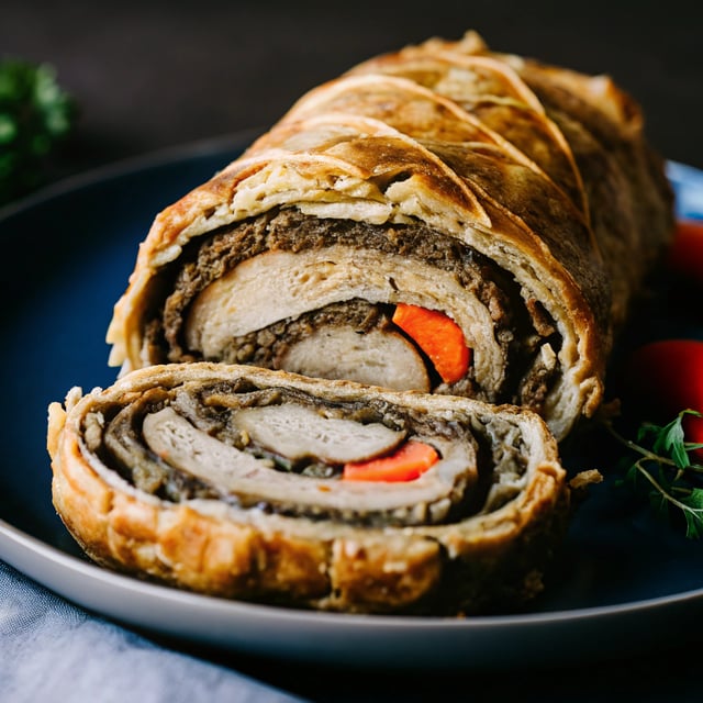 Mushroom & Glazed Carrot Wellington