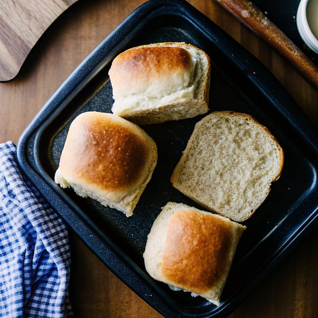 No-Knead Sandwich Flats
