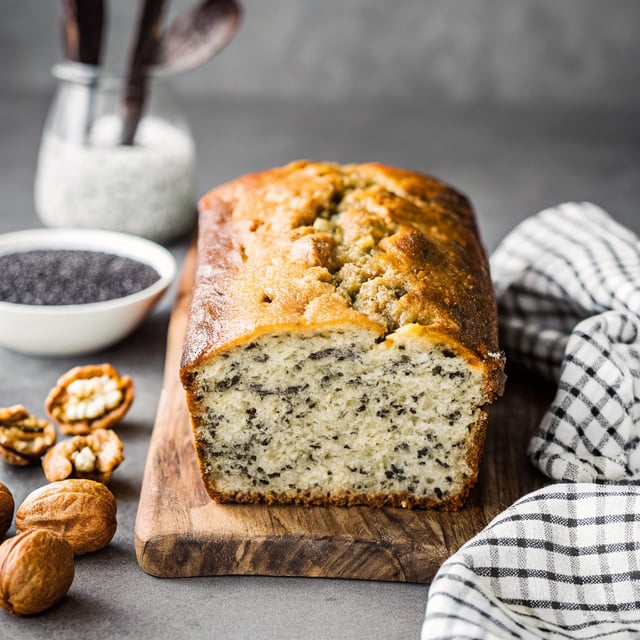No-Knead Walnut & Chia Bread