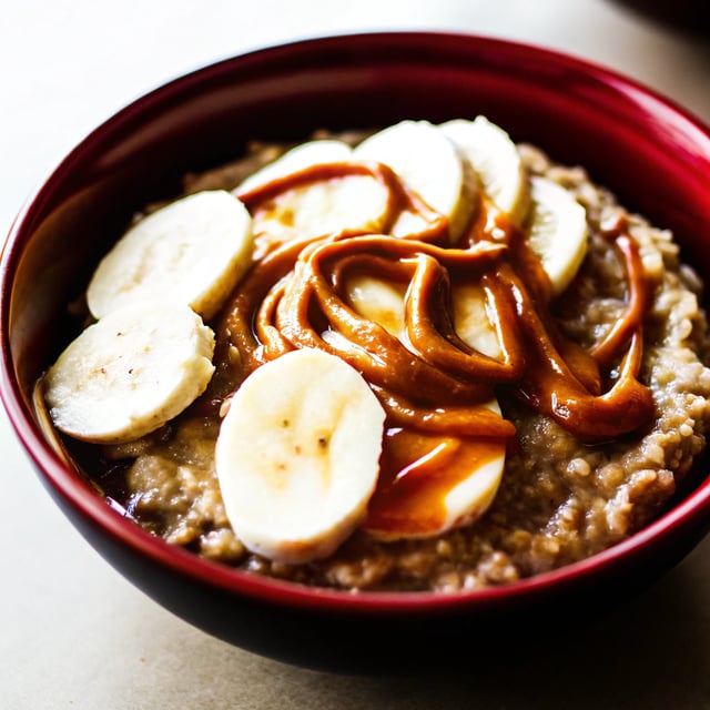 Oat & Quinoa Porridge With Banana & Peanut Butter